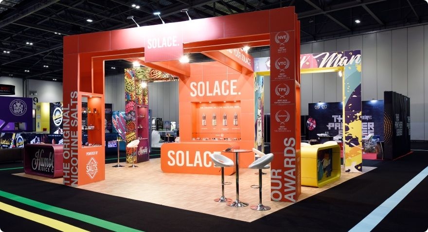 Solace exhibition stand 
